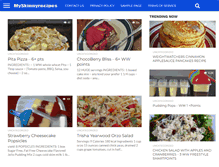 Tablet Screenshot of myskinnyrecipes.com